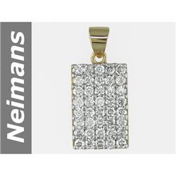 0.84 ct Diamond Pendant 14kt Gold