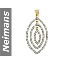1.46 ct Diamond Pendant 14kt Gold