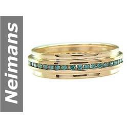 .50 ct Blue Diamond Ring 14kt Gold