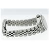 Image 5 : Rolex Ladies Stainless Salmon Roman Pyramid Diamond Datejust Wristwatch With Rol