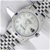 Image 2 : Rolex Mens Stainless Steel Diamond Lugs MOP Diamond & Sapphire Datejust Wristwat