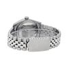 Image 9 : Rolex Mens Stainless Steel Black Roman Diamond Lugs & Sapphire Datejust Wristwat