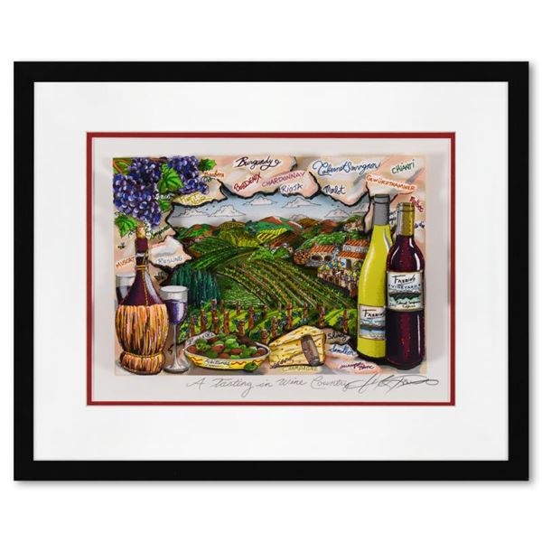 A Tasting in Wine Country by Fazzino, Charles