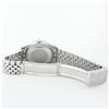 Image 9 : Rolex Mens Stainless Steel Black Diamond Lugs & Pyramid Bezel Datejust Wristwatc