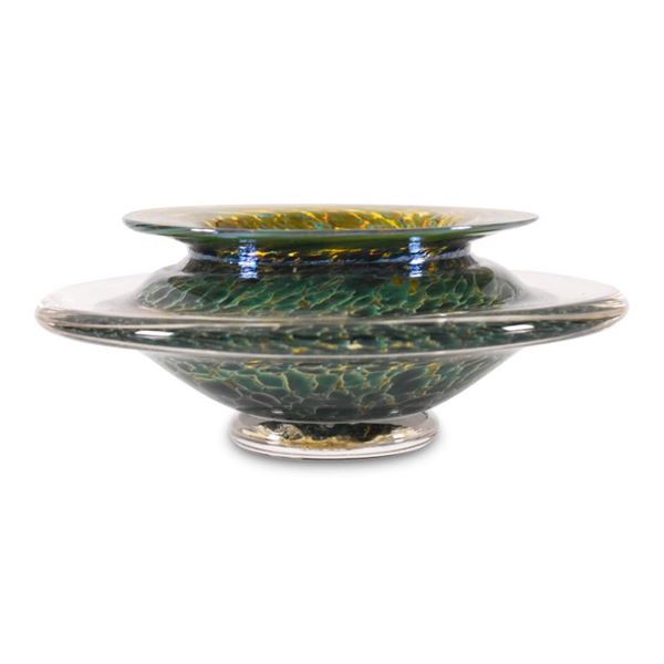 Large Ikebana Bowl by GartnerBlade Glass