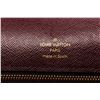 Image 6 : Louis Vuitton Burgundy Leather Selenga Clutch Bag