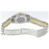 Image 6 : Rolex Mens 2 Tone Champagne Linen Index 36MM Datejust Wristwatch Oyster Perpetua