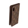 Image 3 : Louis Vuitton Brown Leather Monogram Iphone 10 Case