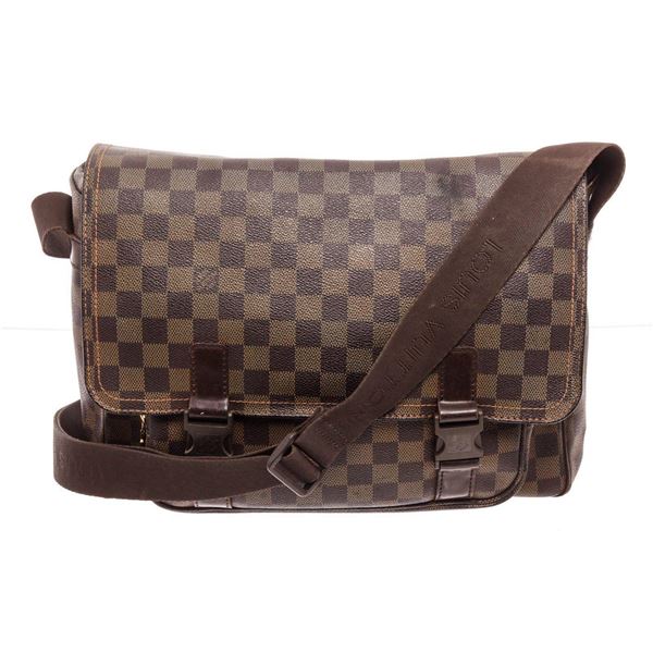 Louis Vuitton Brown Damier Canvas Melville Messenger Bag
