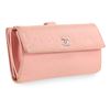 Image 3 : Chanel Pink Camellia Leather Wallet