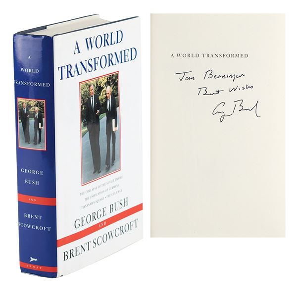 George Bush Signed Book