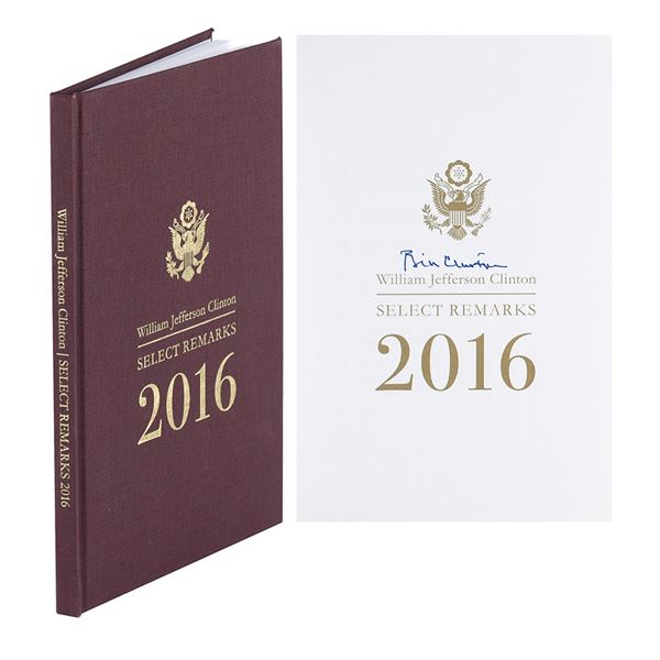 Bill Clinton Signed Book