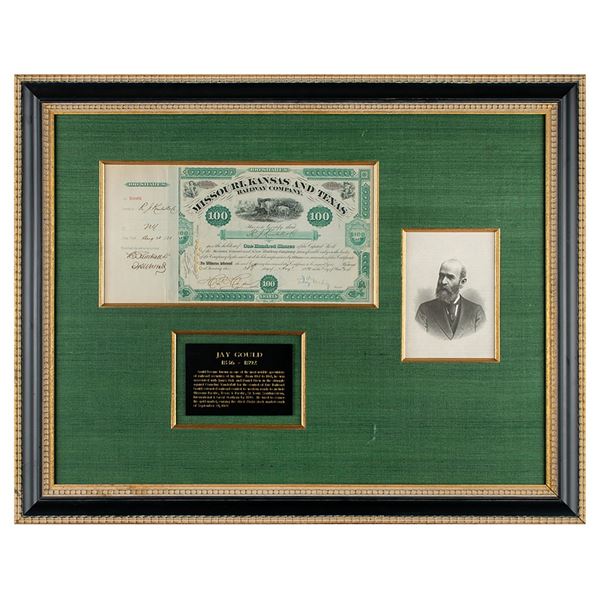 Jay Gould Document Signed
