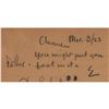 Image 2 : Thomas Edison Autograph Note Signed to His Son Charles