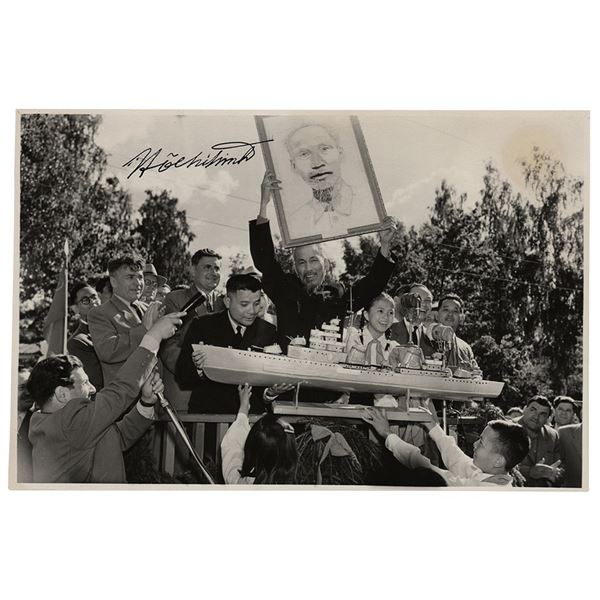 Ho Chi Minh Signed Photograph