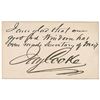 Image 1 : Jay Cooke Autograph Note Signed