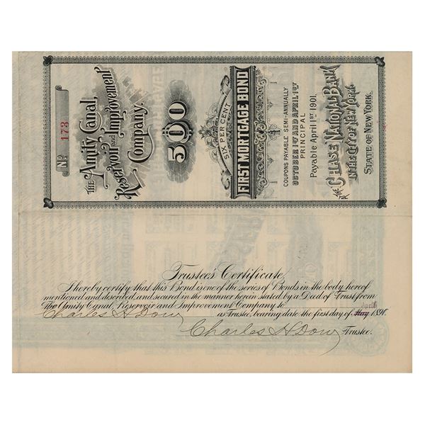 Charles H. Dow Document Signed