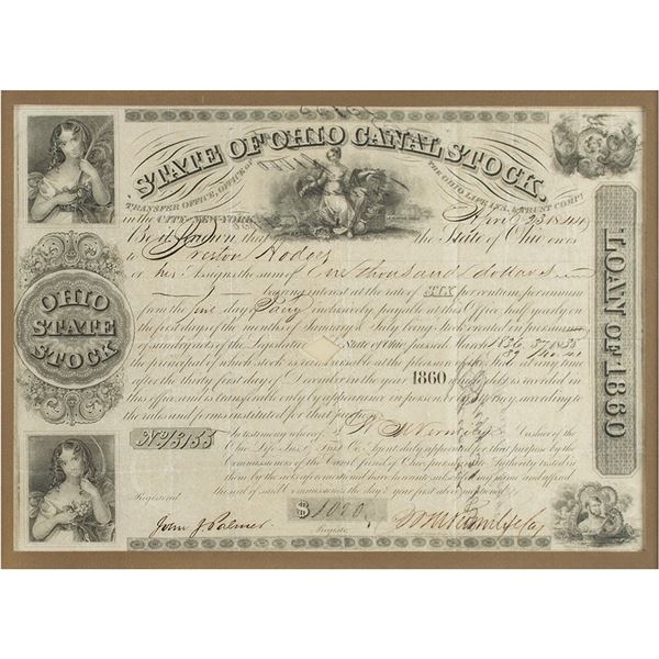 State of Ohio Canal Bond