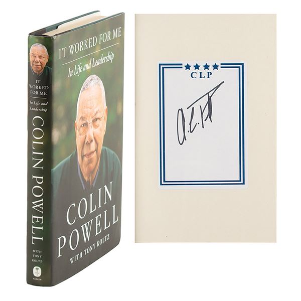 Colin Powell Signed Book