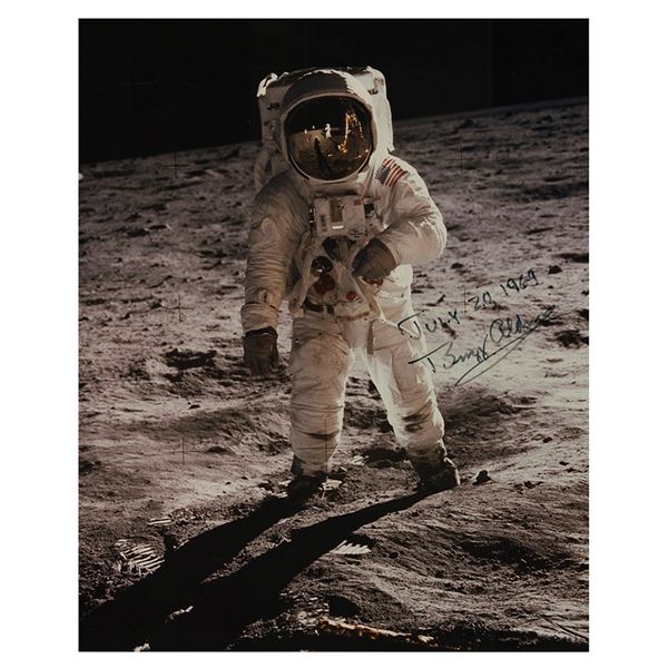 Buzz Aldrin Signed Photograph