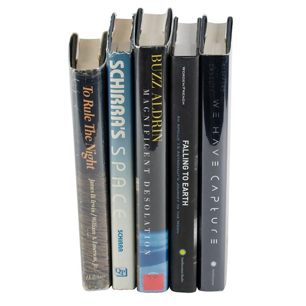 Apollo Astronauts (5) Signed Books