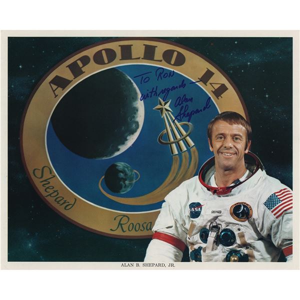 Alan Shepard Signed Photograph