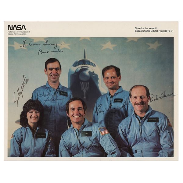 STS-7 Signed Photograph