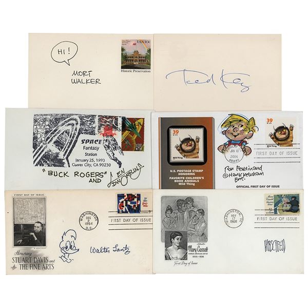 Cartoonists (6) Signed Items
