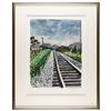 Image 8 : Bob Dylan (4) Signed 'Train Tracks' Lithographs