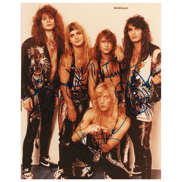 Warrant Signed Photograph