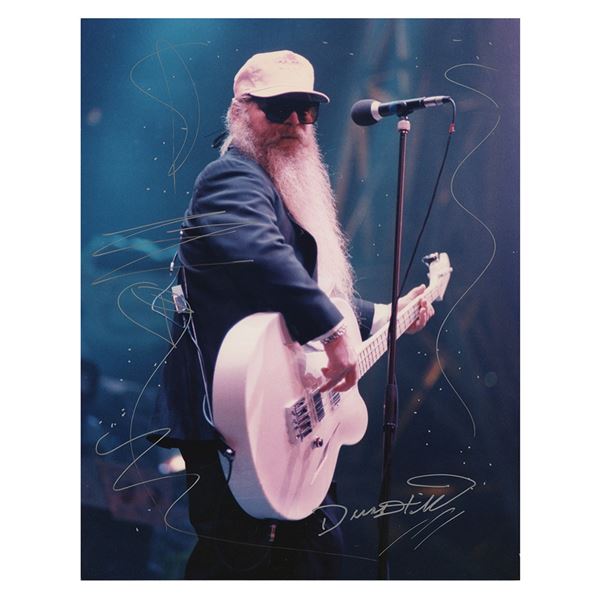 ZZ Top: Dusty Hill Signed Photograph