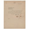 Image 1 : Harry Houdini Typed Letter Signed