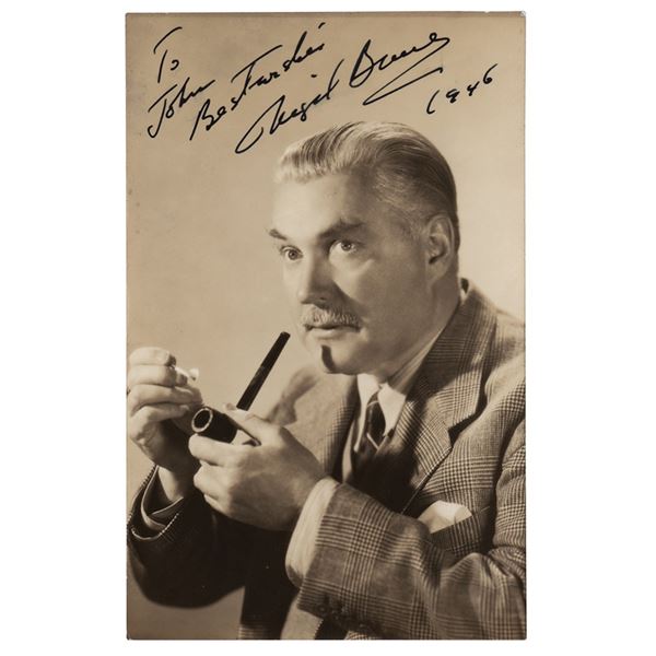 Nigel Bruce Signed Photograph