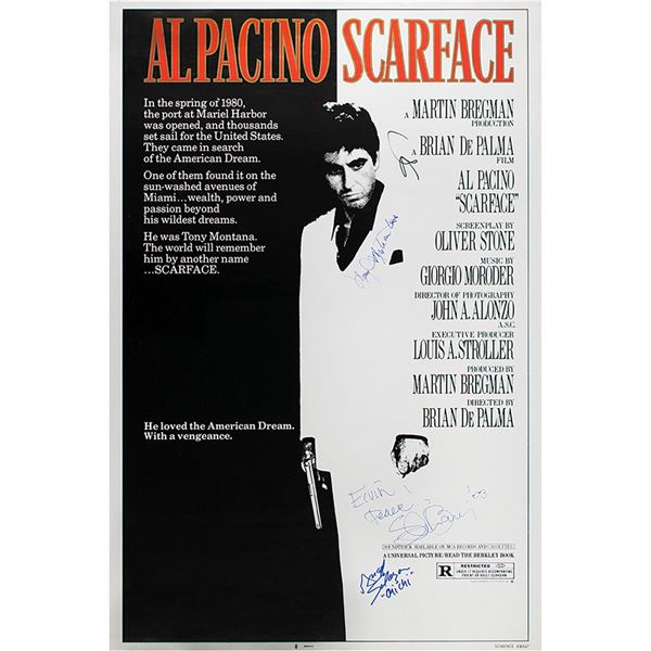 Scarface Multi-Signed Poster