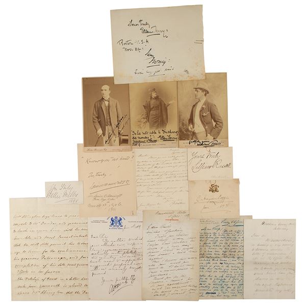 Stage Actors and Theatre Impresarios (60+) Autograph Collection