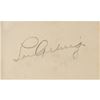 Image 2 : Lou Gehrig Signature