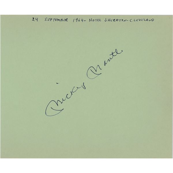 Mickey Mantle Signature
