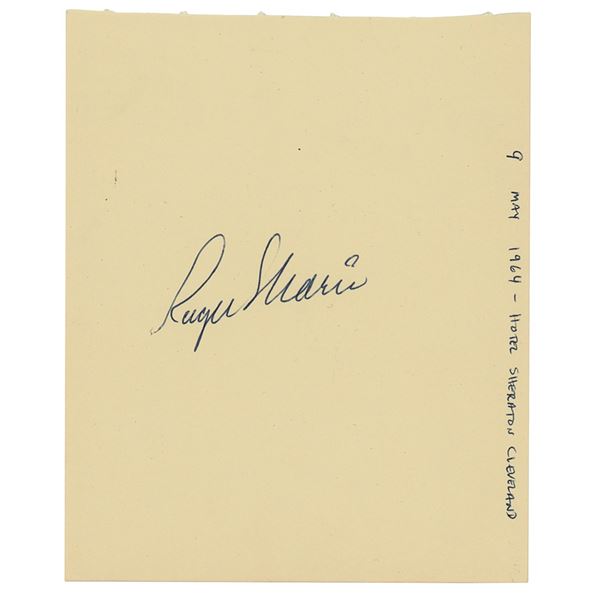 Roger Maris Signature