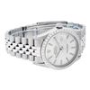 Image 3 : Rolex Mens Stainless Steel Silver Index Diamond Datejust Wristwatch