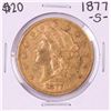 Image 1 : 1877-S $20 Liberty Head Double Eagle Gold Coin