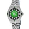 Image 1 : Rolex Ladies Stainless Steel Diamond Oyster Perpetual Datejust Wristwatch