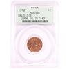 1972 Doubled Die Obverse Lincoln Memorial Cent Error Coin PCGS MS65RD Old Green Holder