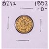 1852-O $2 1/2 Liberty Head Quarter Eagle Gold Coin