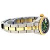 Image 5 : Rolex Ladies Two Tone Green Vignette Diamond Oyster Perpetual Datejust Wristwatch