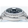 Image 9 : Rolex Ladies Quickset Stainless Steel Black Diamond Datejust Wristwatch