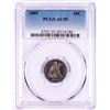 1889 Seated Liberty Dime Coin PCGS AU55