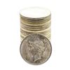 Image 1 : Roll of (20) Brilliant Uncirculated 1922-1926 $1 Peace Silver Dollar Coins
