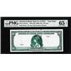 Image 1 : 1929 10 Unit American Bank Note Co. "Test Note" PMG Gem Uncirculated 65EPQ