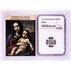 Image 1 : 1557 KB Hungary Denar 'Madonna and Child' Coin NGC AU50 w/ Story Box