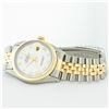 Image 5 : Rolex Men's Two Tone Mother Of Pearl Datejust Oyster Perpetual Wristwatch